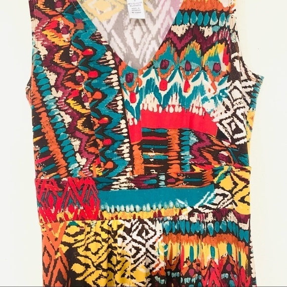 Robbie Bee Abstract Print Maxi Dress Size Small - Picture 4 of 6